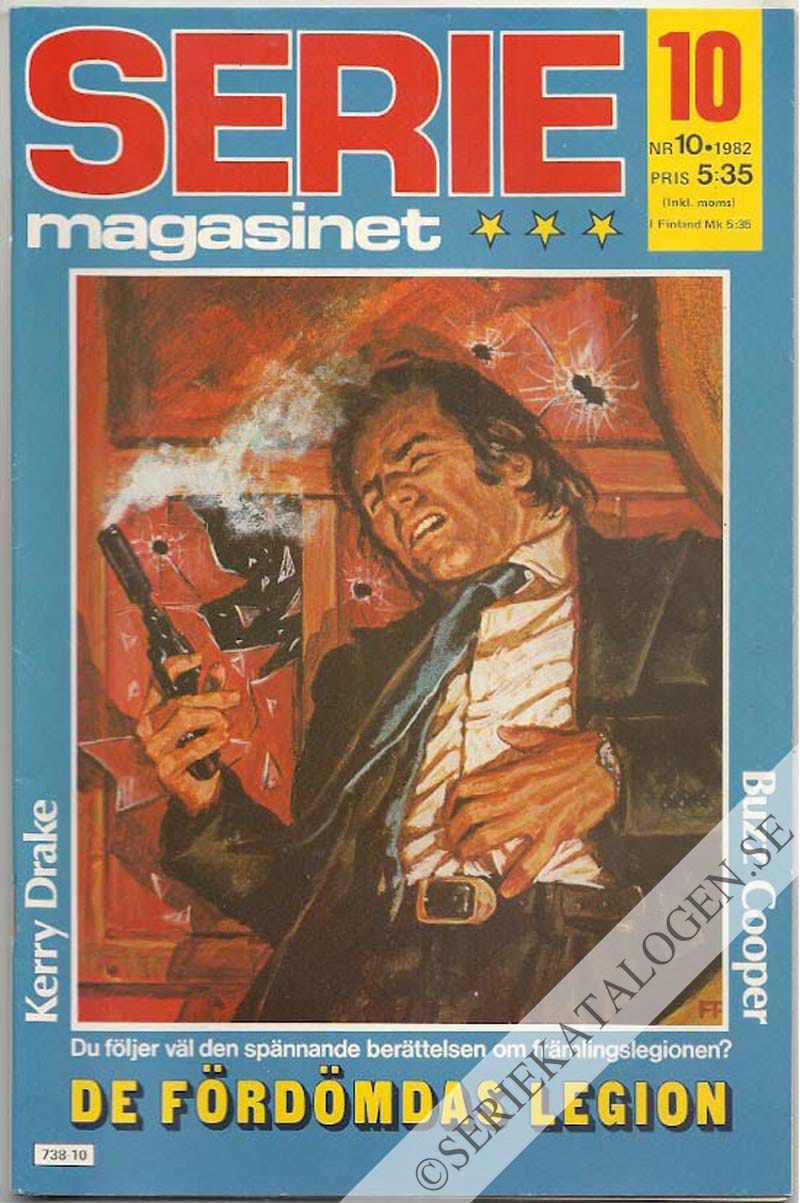 Framsida på Seriemagasinet #10 (1982)