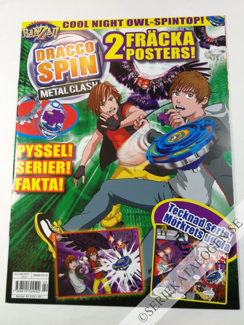 Framsida på Banzai! Dracco Spin (2012)