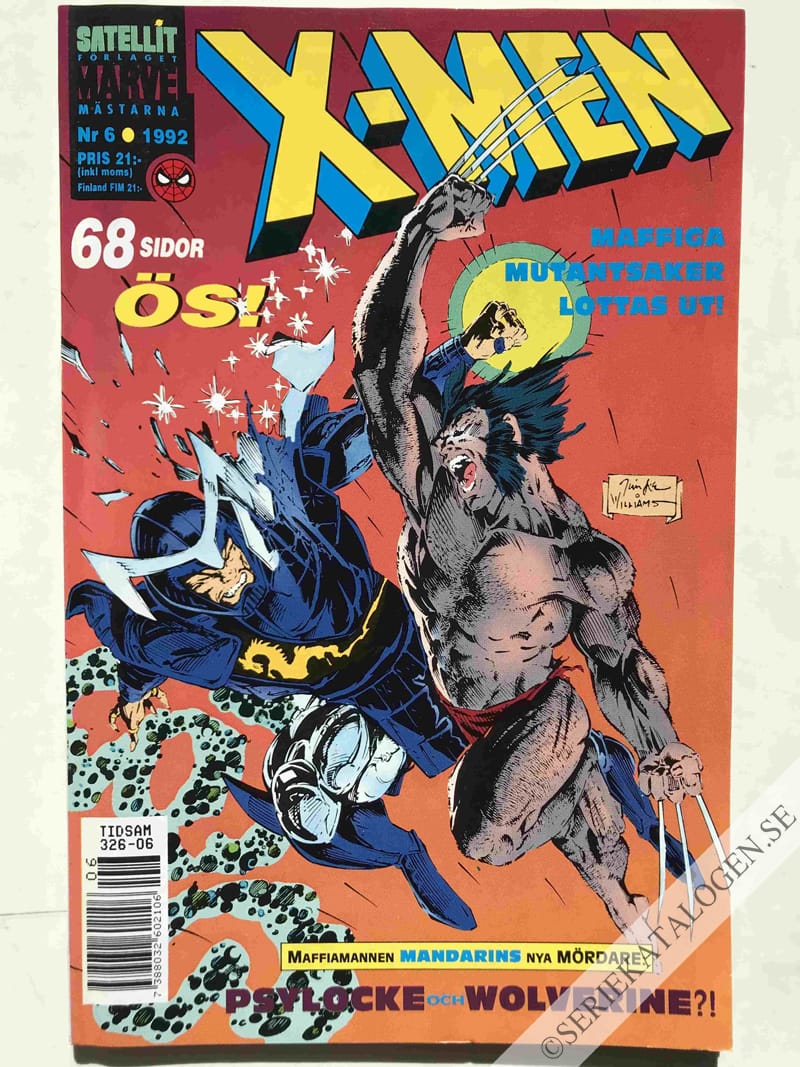 Framsida på X-Men #6 (1992)