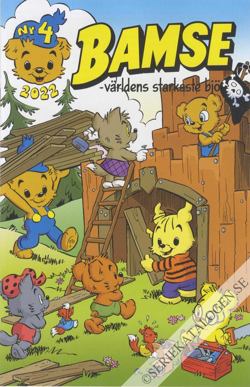 Framsida på Bamse #4 (2022)
