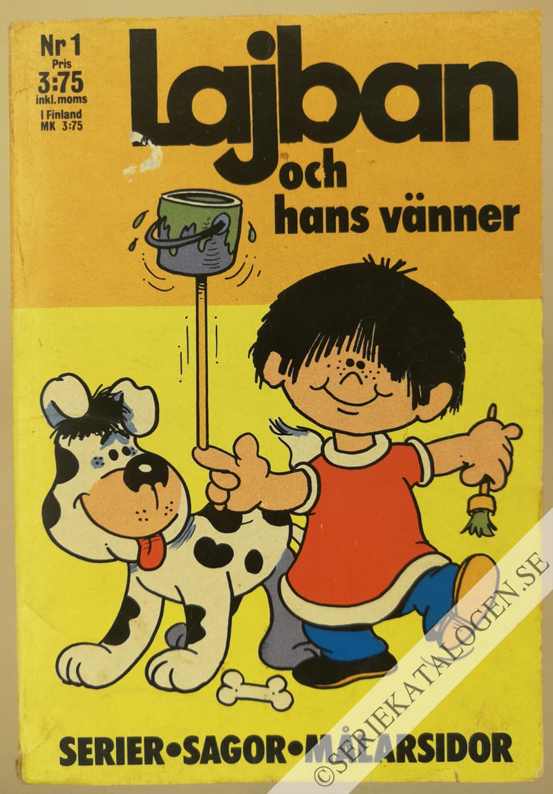 Framsida på Lajban och hans vänner #1 (1972)
