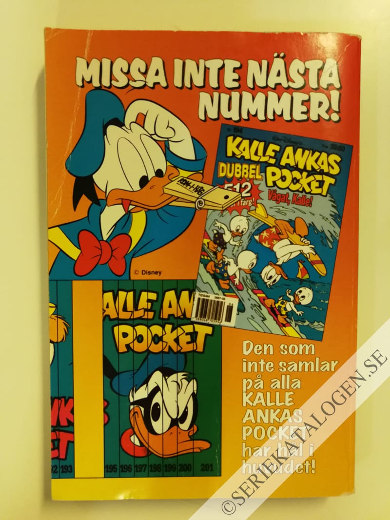 Baksida på Fy för katten, Kalle! (1996)