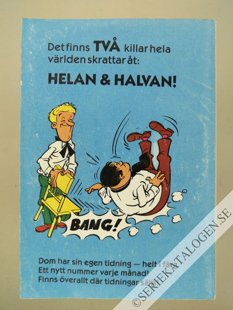 Baksida på Hemligt dokument (1980)