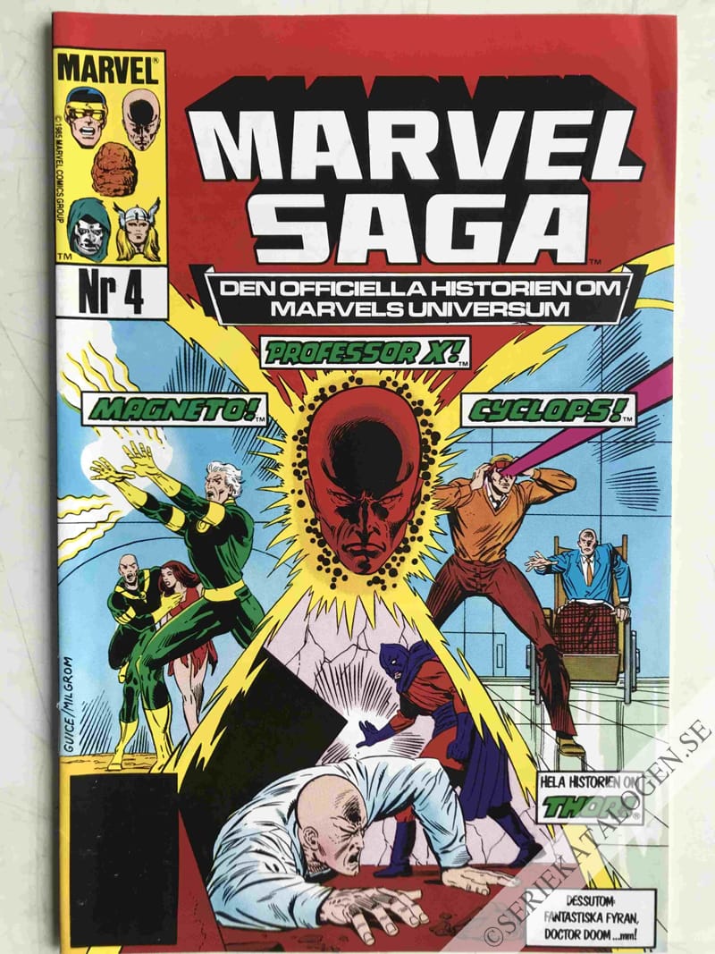 Framsida på Marvel saga #4 (1989)