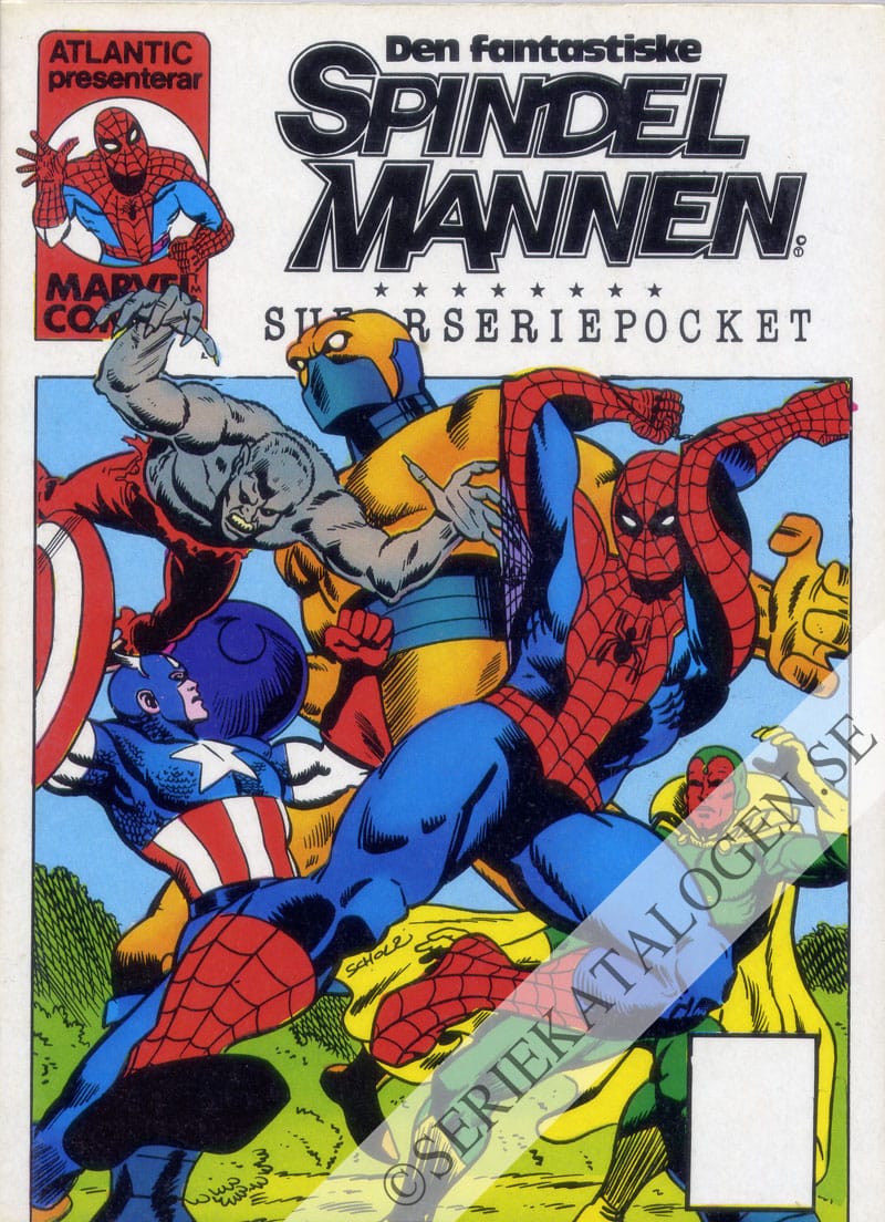 Framsida på Spindelmannen Superseriepocket #10 (1983)