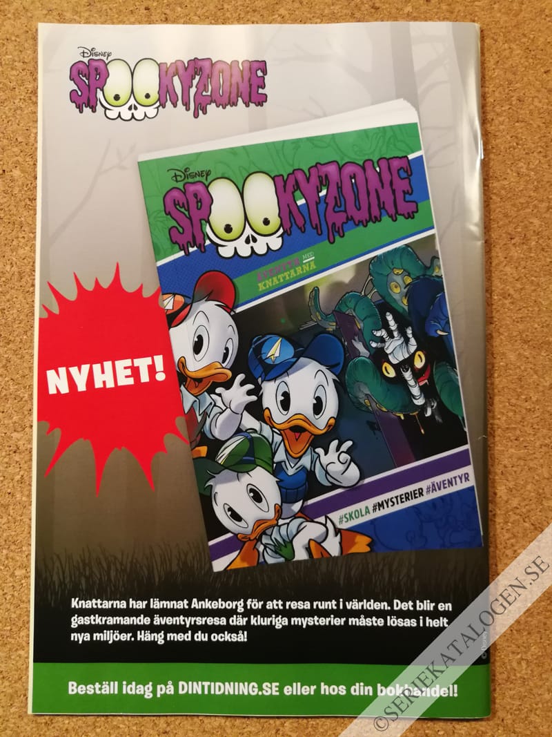 Baksida på Kalle Anka & C:o skollov presenterar: Vintermys (2021)
