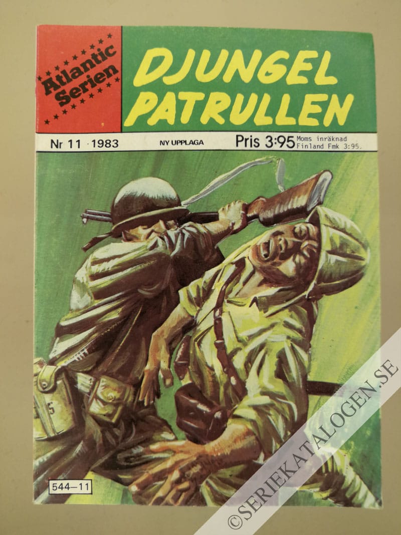 Framsida på Atlanticserien Djungelpatrullen (1983)