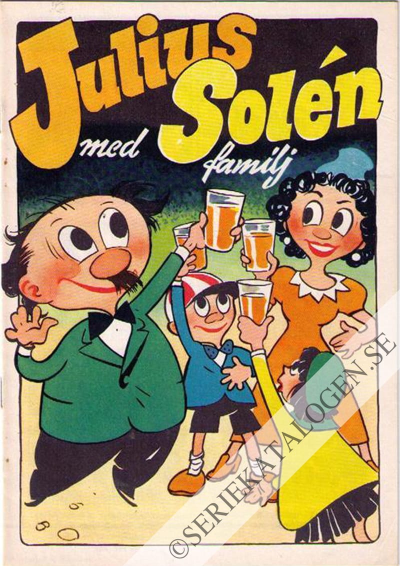 Julius Solén med familj (1954)