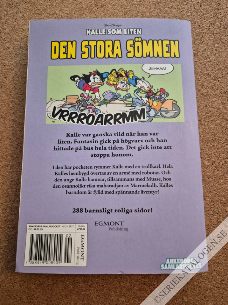 Baksida på Kalle som liten 3 - Den stora sömnen (2017)