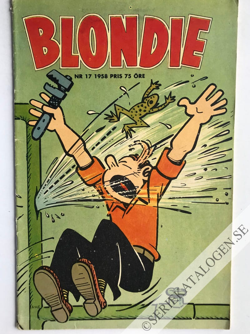 Framsida på Blondie #17 (1958)