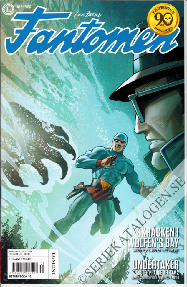 Framsida på Fantomen #5 (2026)