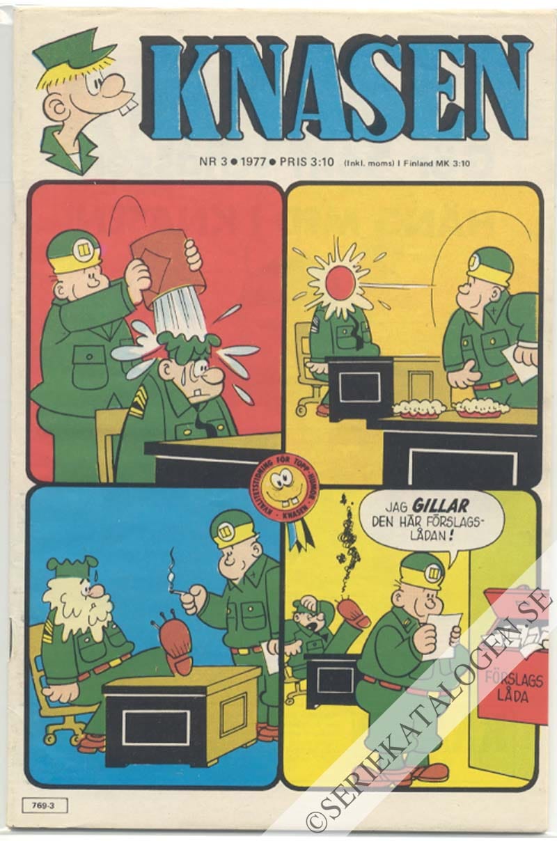 Framsida på Knasen #3 (1977)