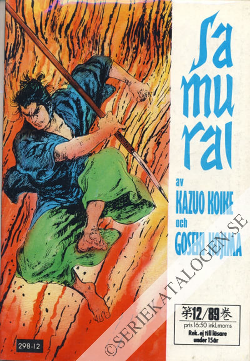 Framsida på Samurai #12 (1989)