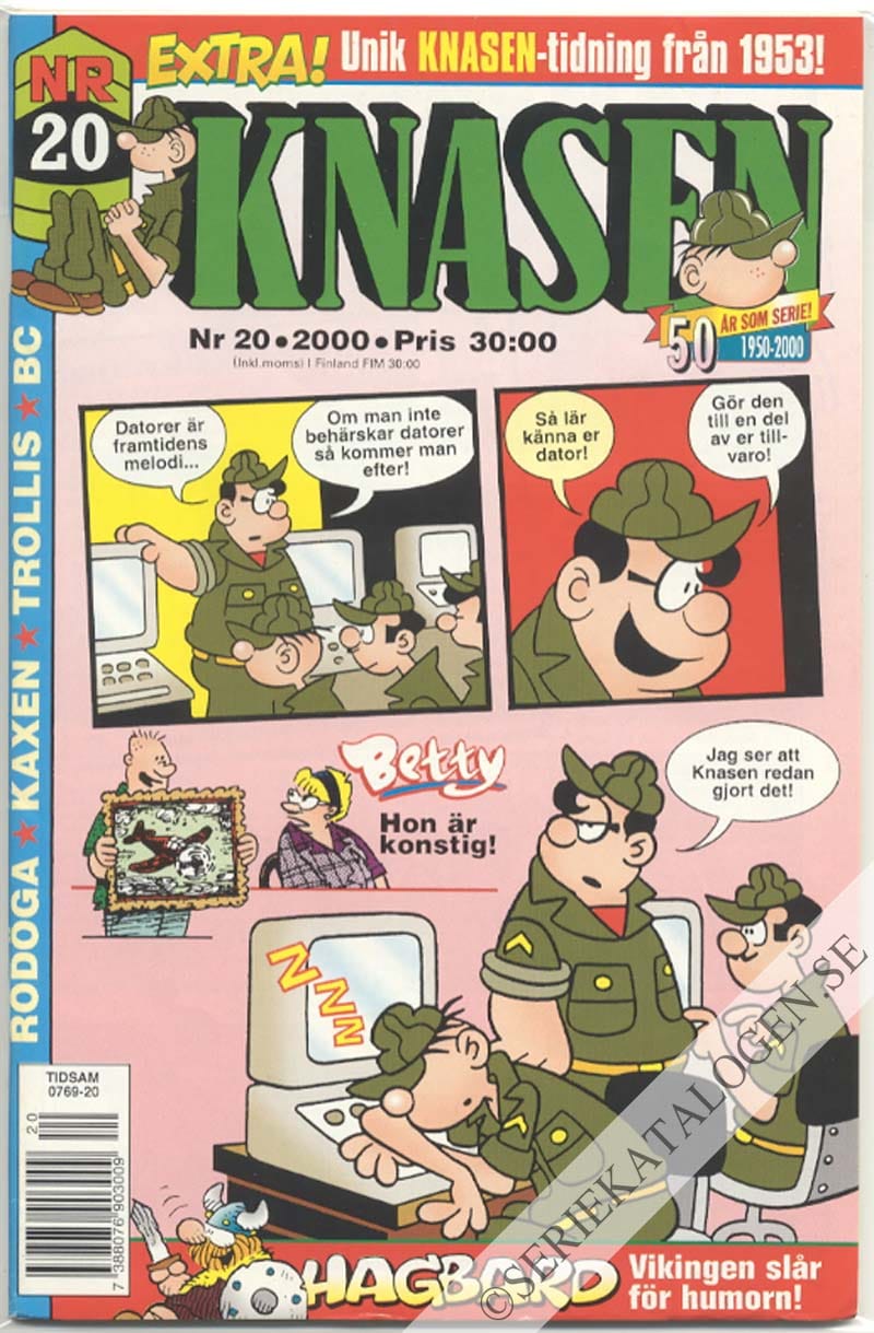 Framsida på Knasen #20 (2000)