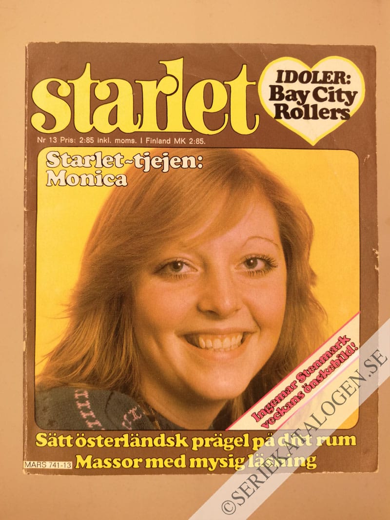 Framsida på Starlet #13 (1977)