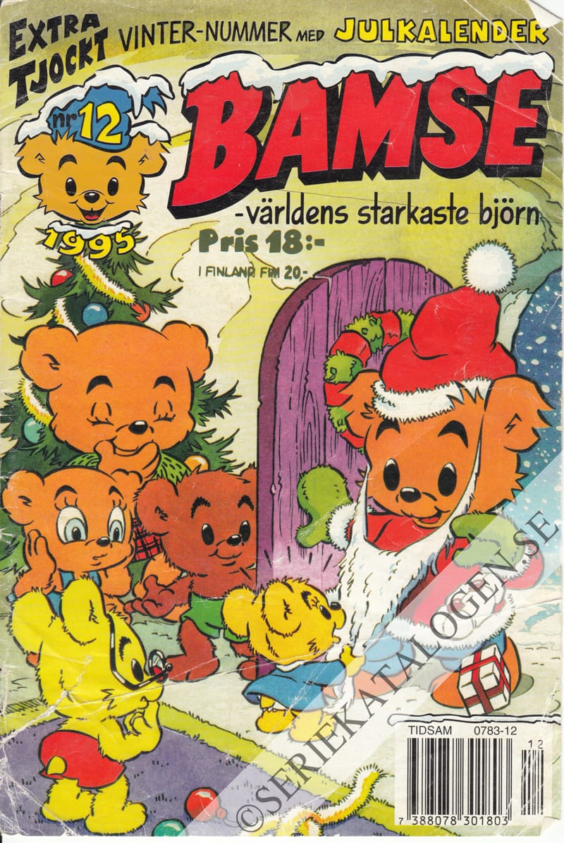 Framsida på Bamse #12 (1995)