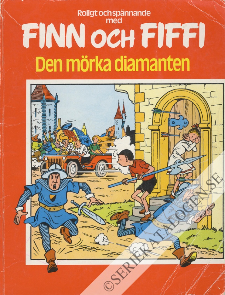 Framsida på Finn och Fiffi #27 - Den mörka diamanten (1979)