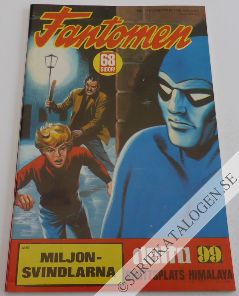 Framsida på Fantomen #17 (1970)