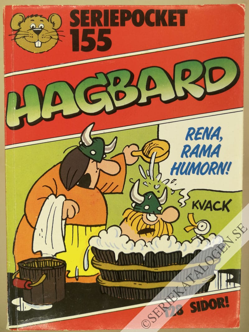 Framsida på Seriepocket #155 - Hagbard (1985)
