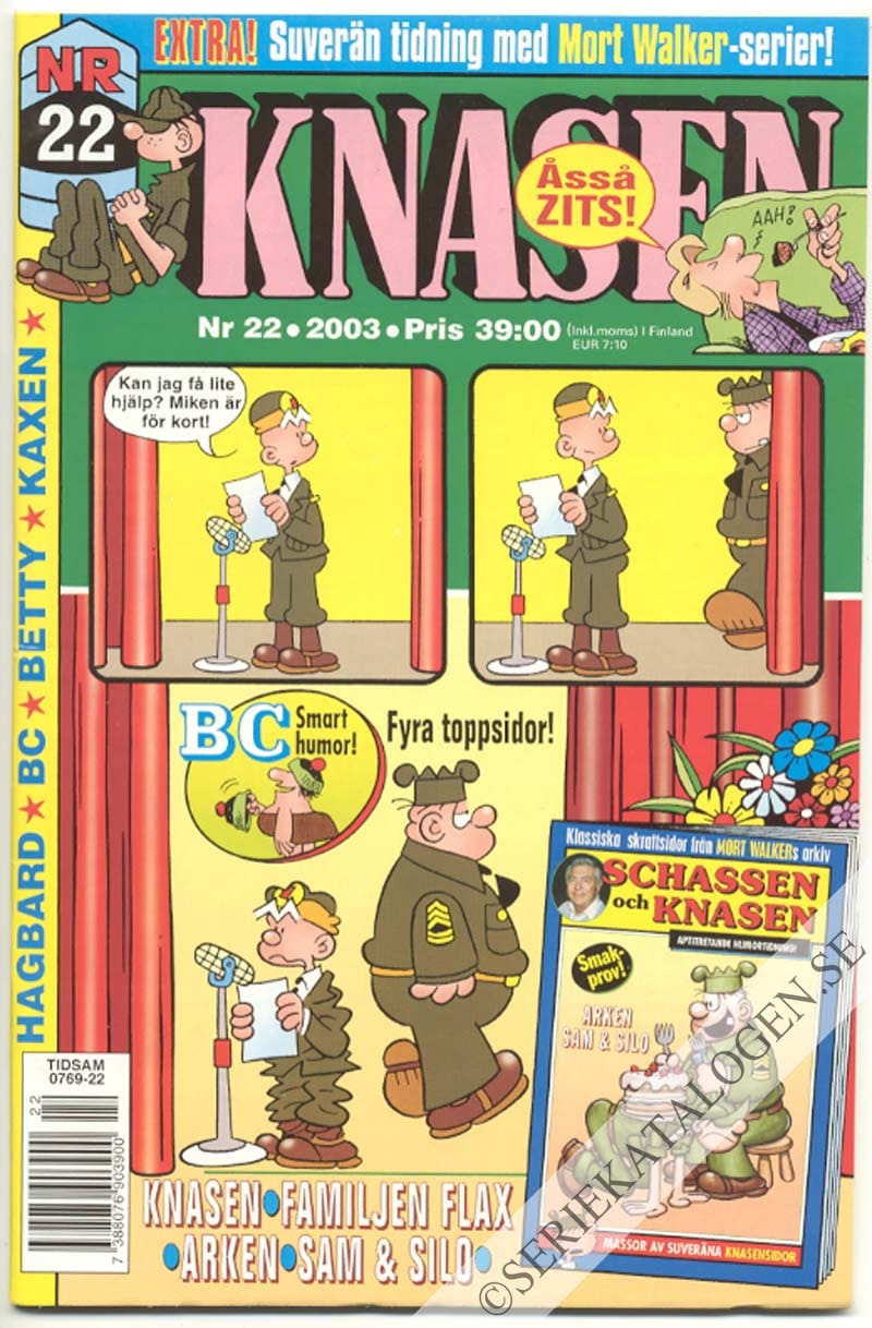 Framsida på Knasen #22 (2003)
