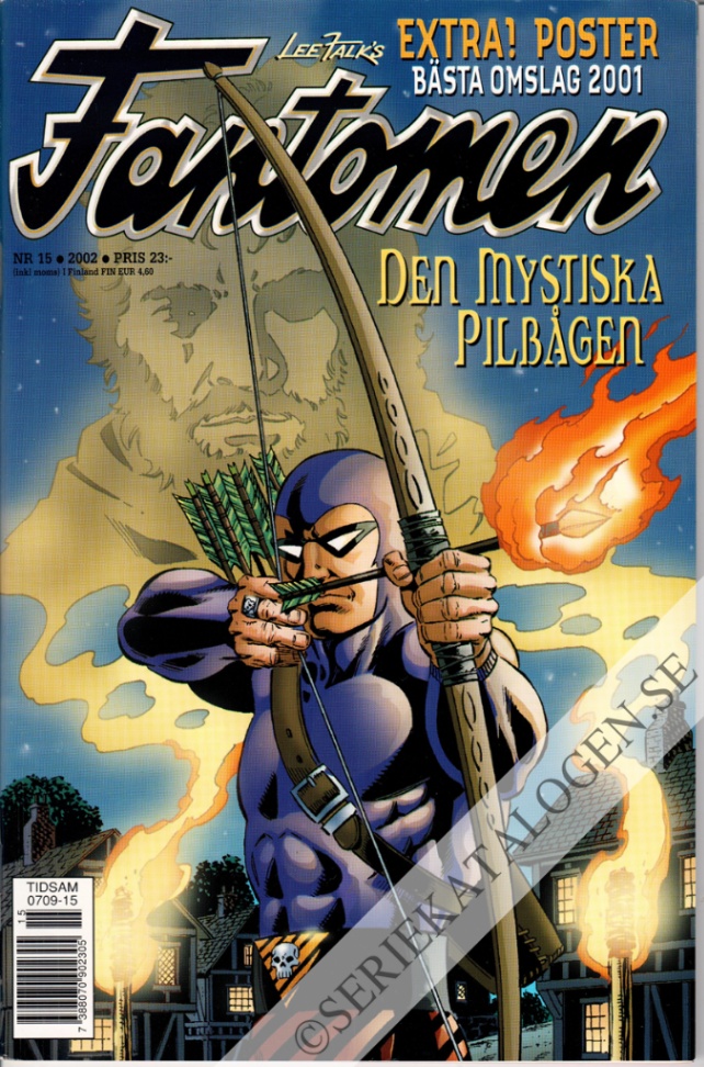 Framsida på Fantomen #15 (2002)