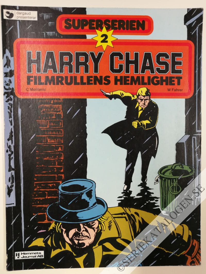 Framsida på Superserien Harry Chase - Filmrullens hemlighet (1980)
