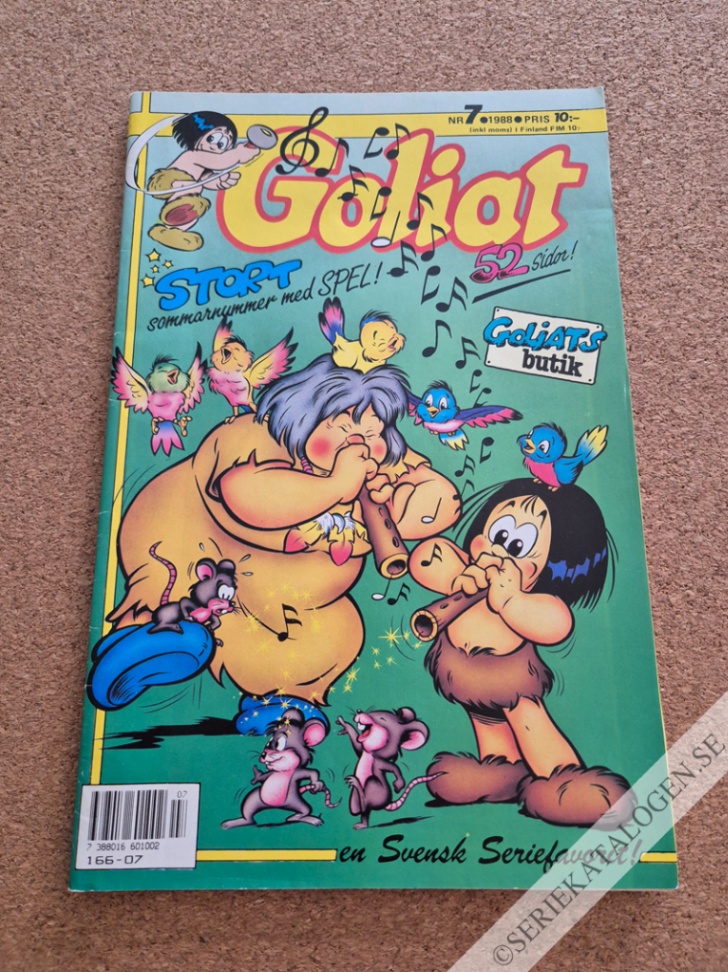 Framsida på Goliat #7 (1988)
