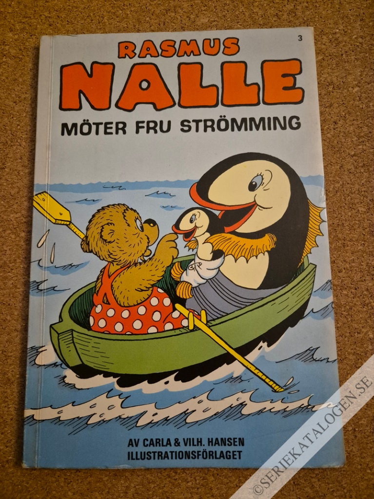 Framsida på Rasmus Nalle möter fru Strömming (1969)