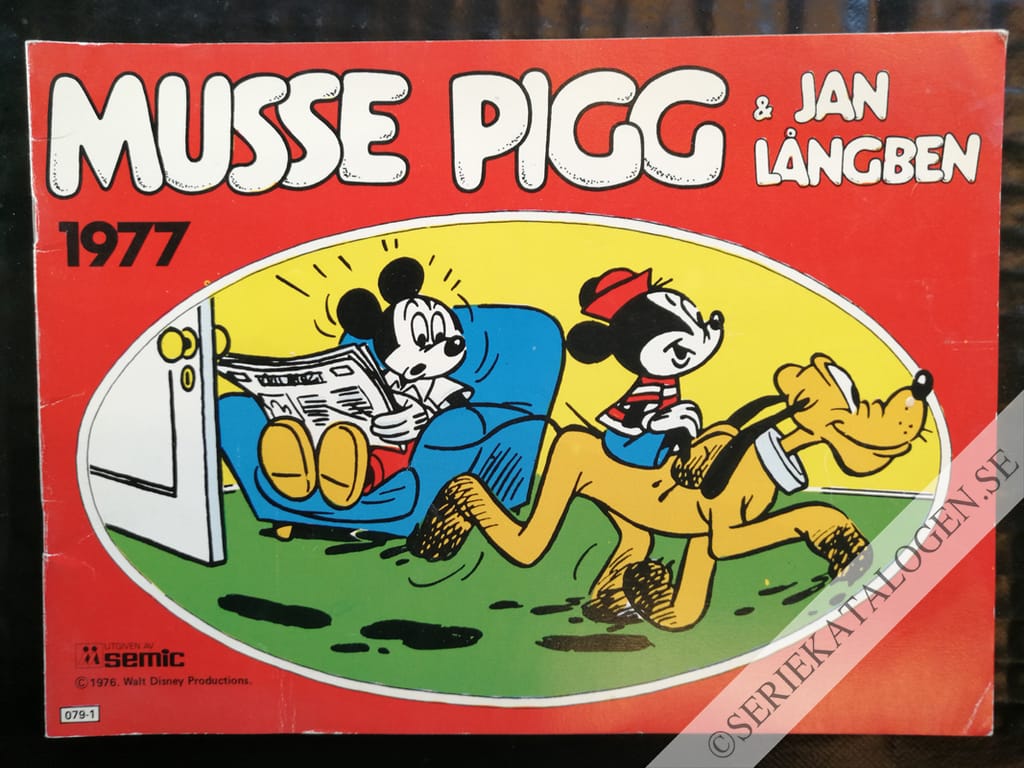 Framsida på Musse Pigg och Jan Långben # (1976)