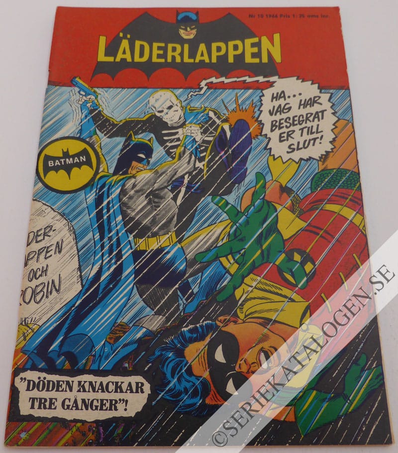 Framsida på Läderlappen och Robin #10 (1966)