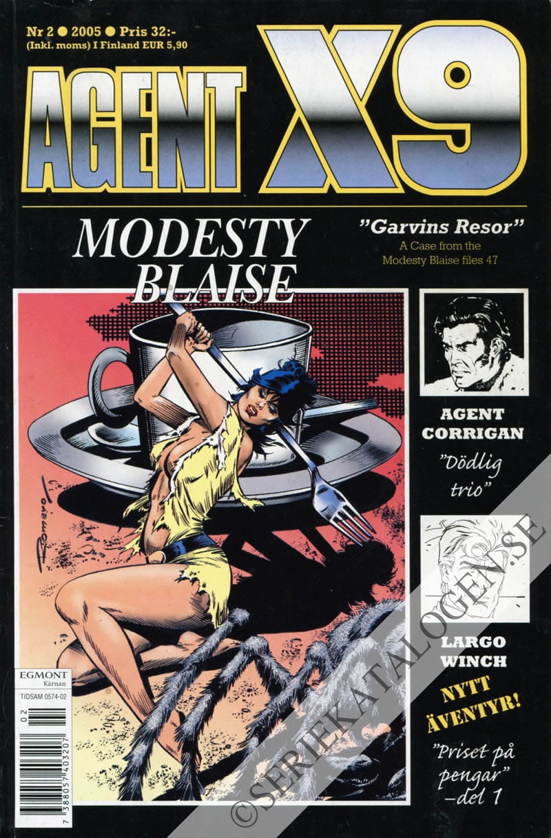 Framsida på Agent X9 #2 (2005)