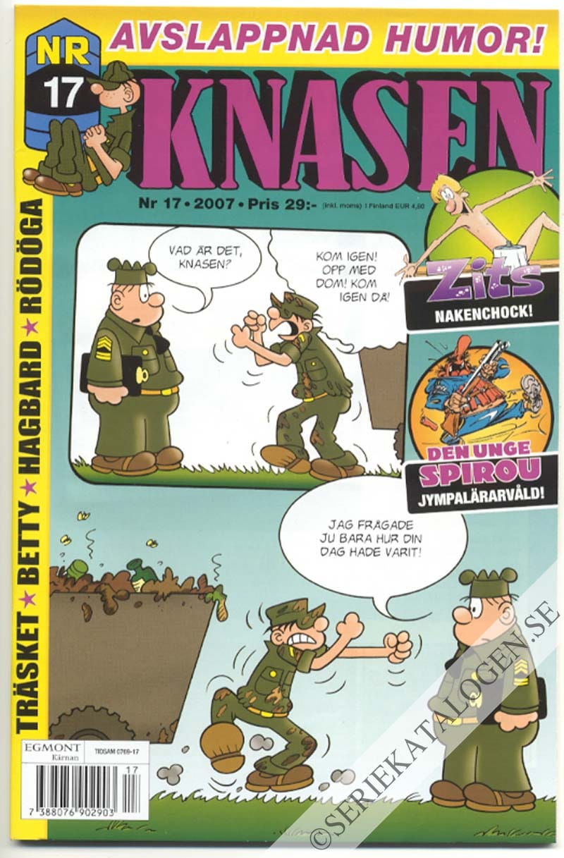 Framsida på Knasen #17 (2007)