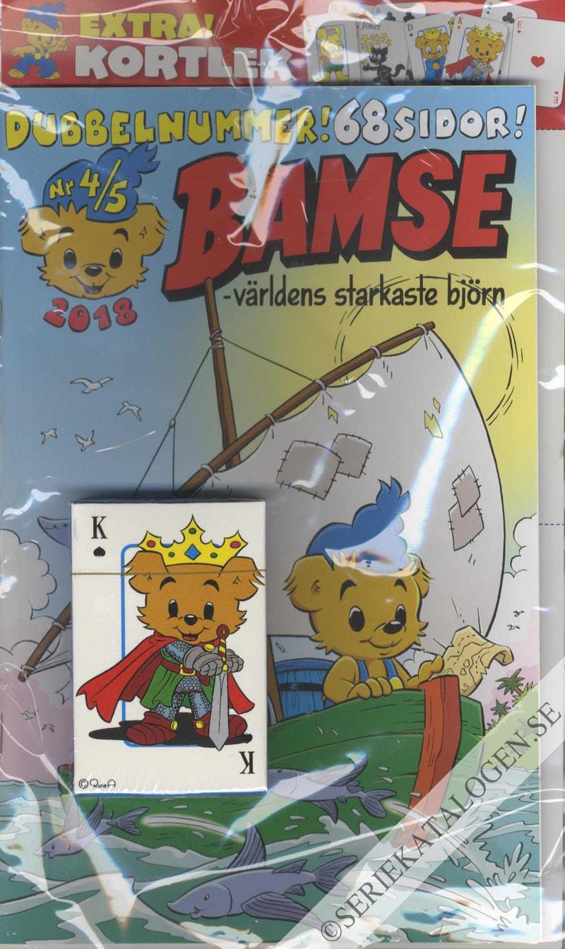 Framsida på Bamse #4-5 (2018)