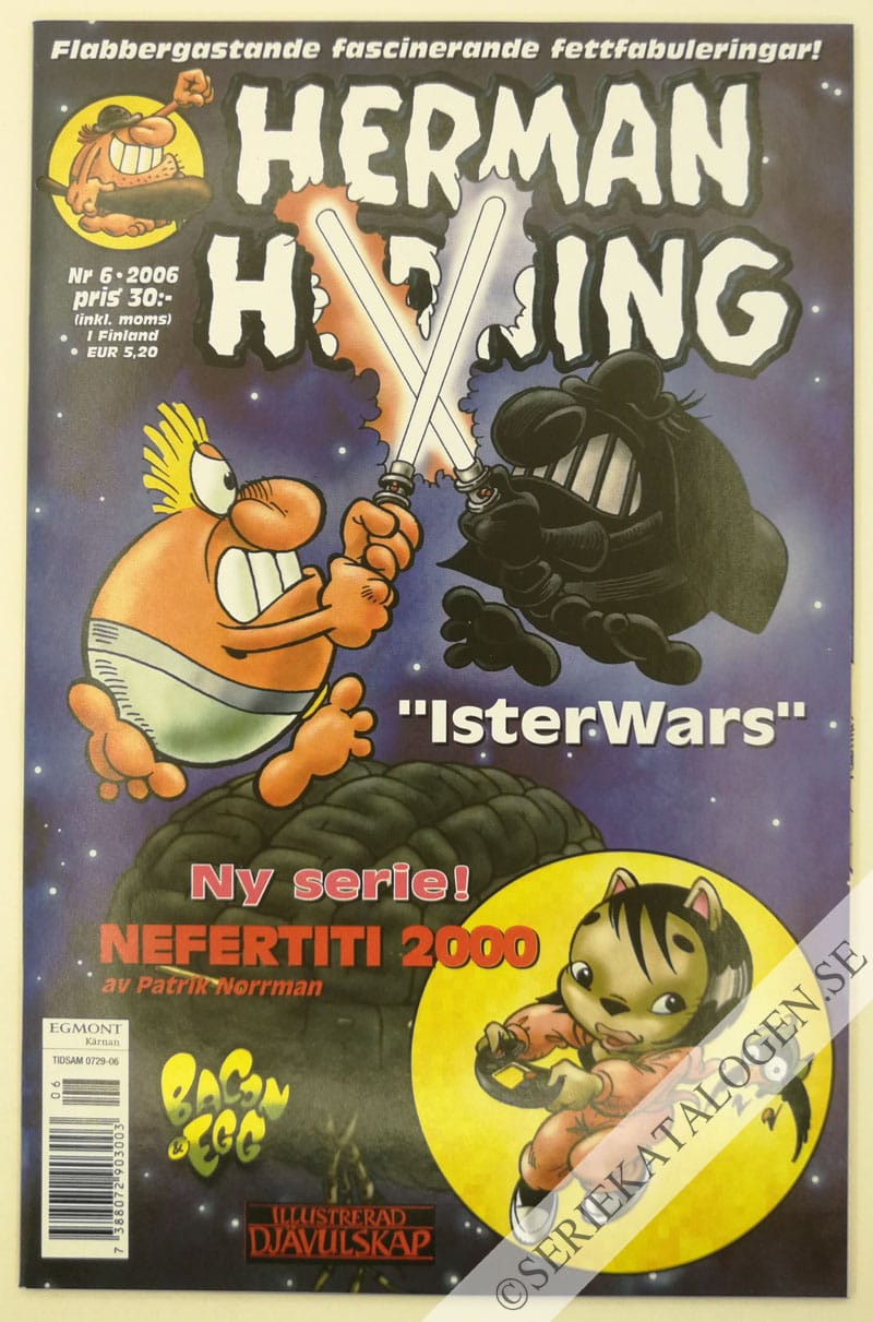 Framsida på Herman Hedning #6 (2006)