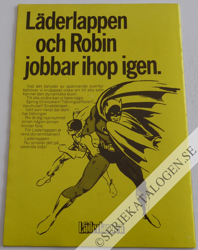 Baksida på Studie i rött (1974)