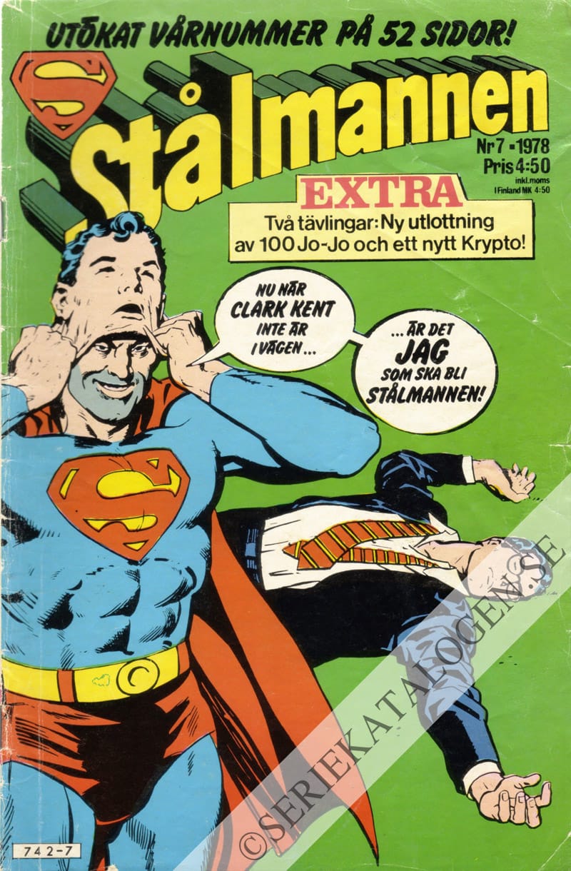 Framsida på Stålmannen #7 (1978)