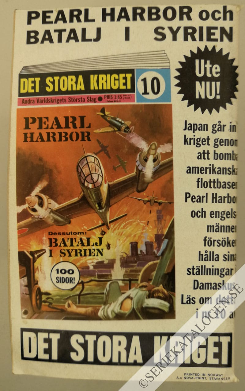 Baksida på Offensiv i Öster / Rommel till anfall (1966)
