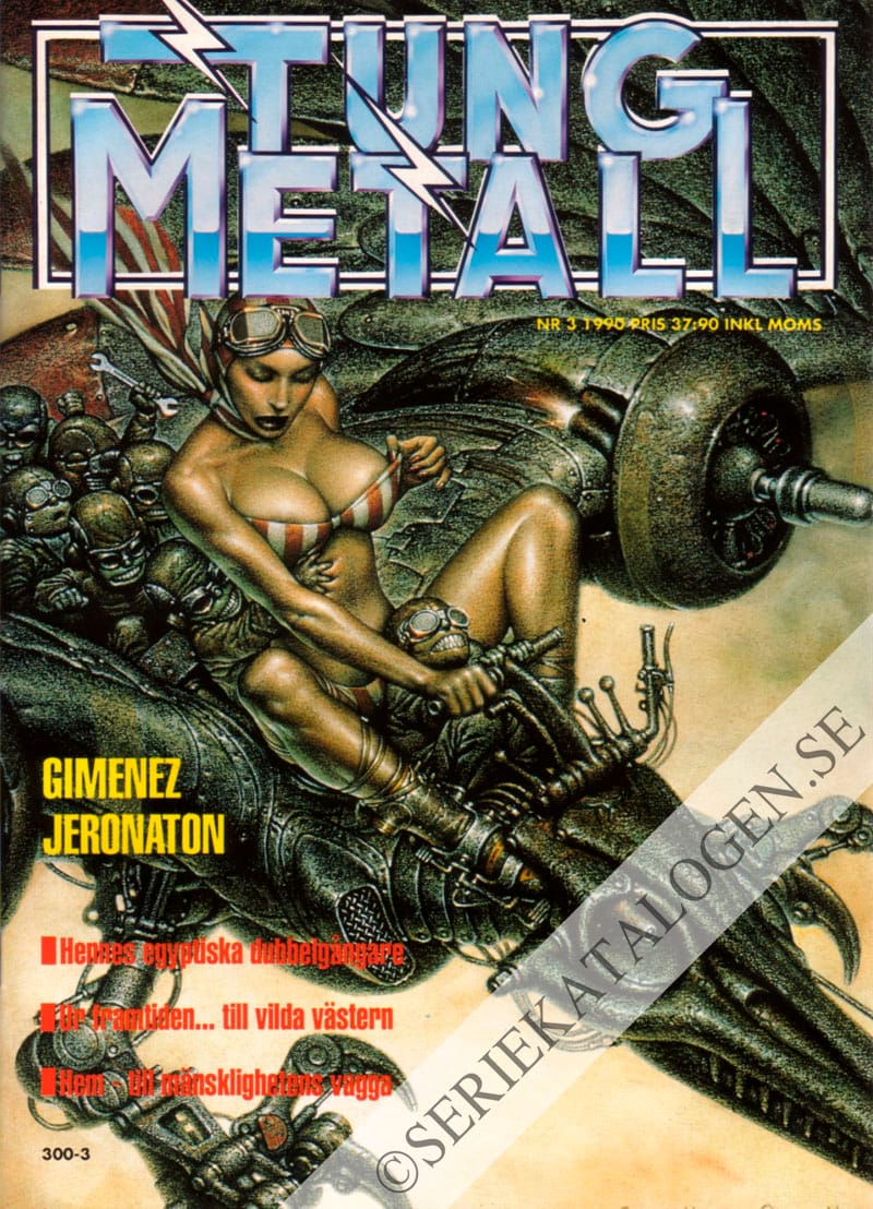 Framsida på Tung metall #3 (1990)