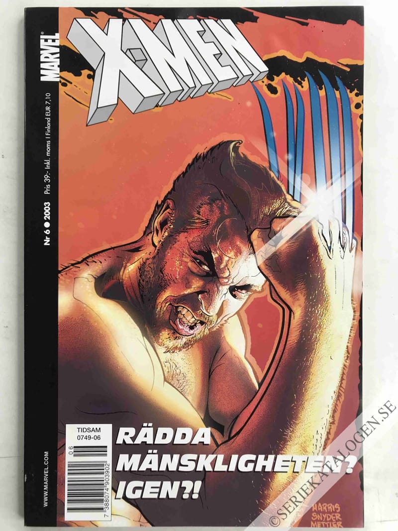Framsida på X-Men #6 (2003)