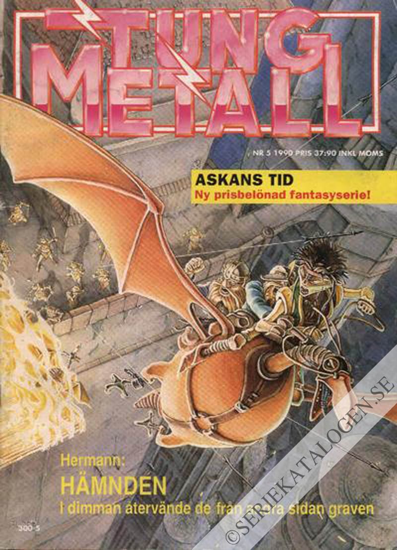 Framsida på Tung metall #5 (1990)
