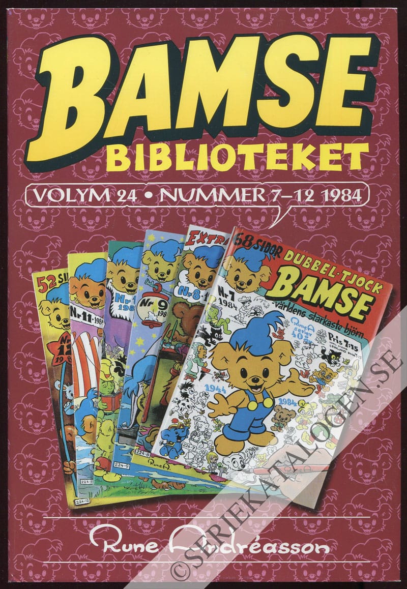Framsida på Bamsebiblioteket #24 (2008)