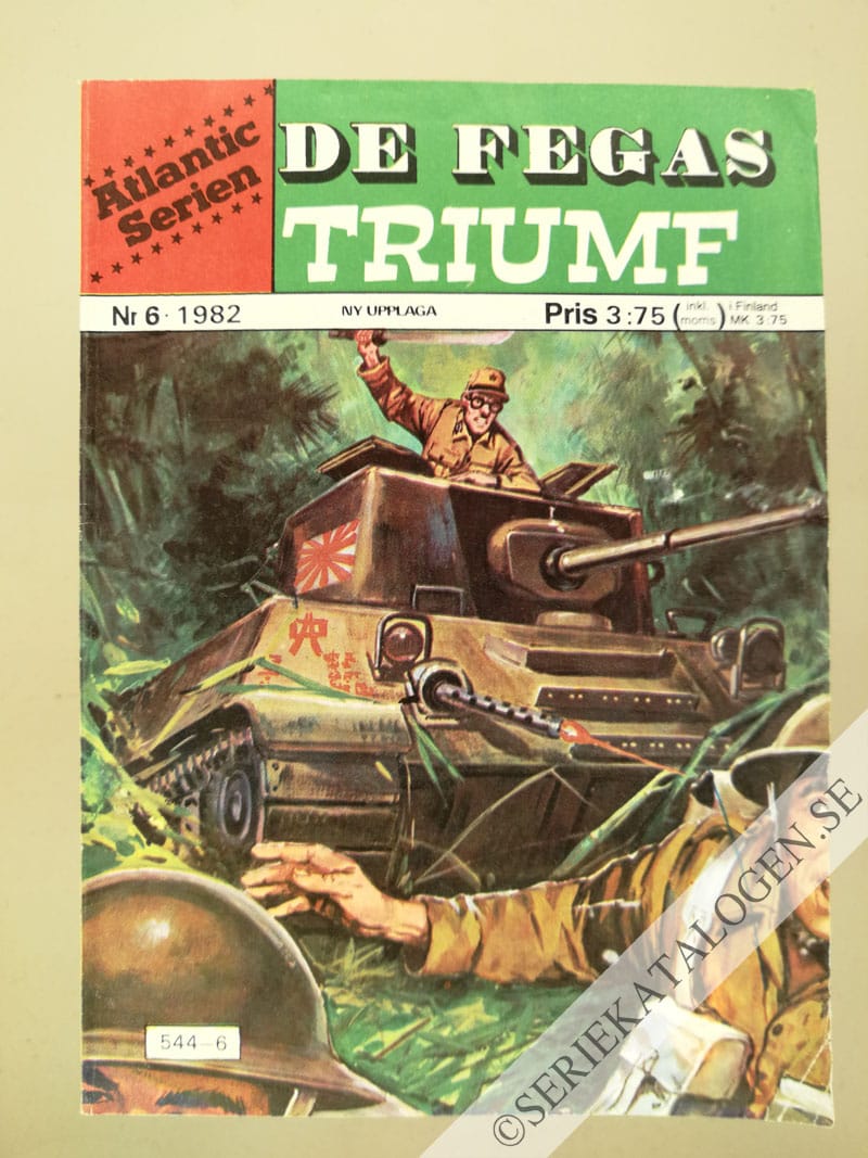 Framsida på Atlanticserien De fegas triumf (1982)