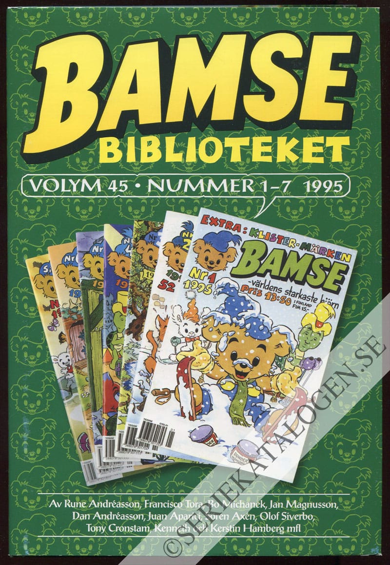 Framsida på Bamsebiblioteket #45 (2012)