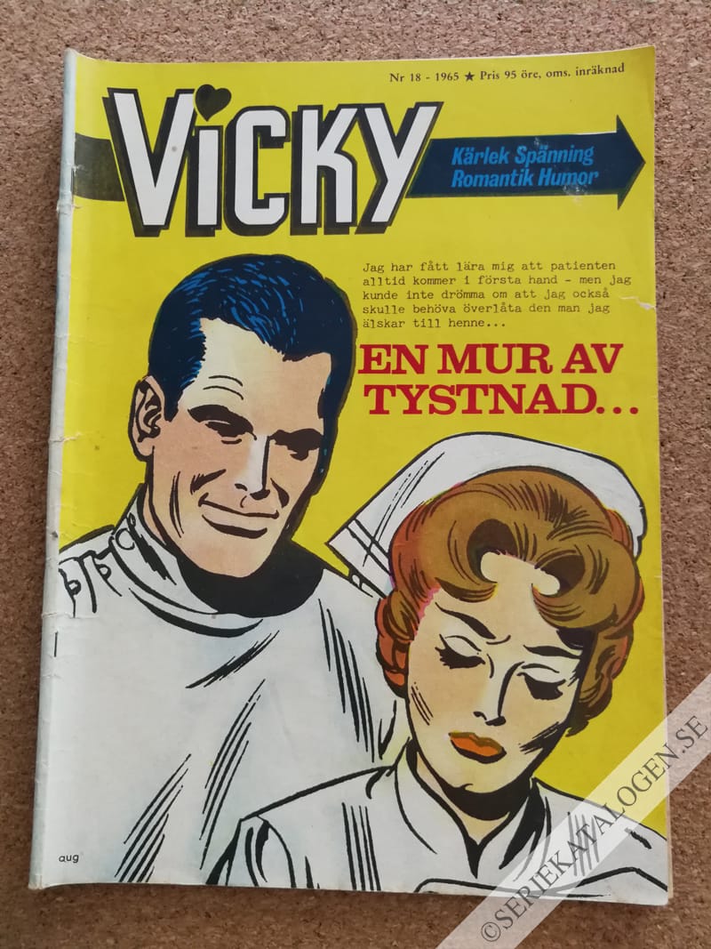 Framsida på Vicky #18 (1965)