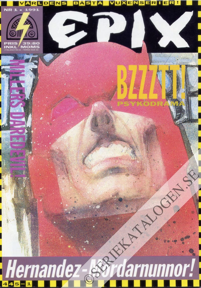 Framsida på Epix #1 (1991)