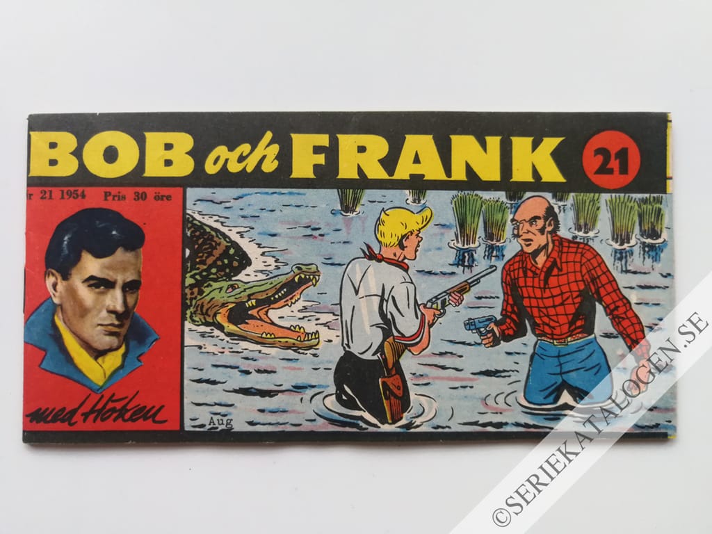 Framsida på Bob och Frank #21 (1954)
