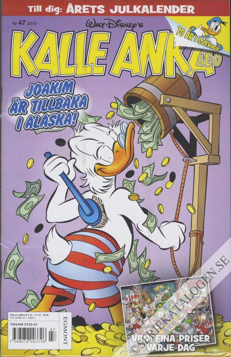 Framsida på Kalle Anka & C:o #47 (2018)
