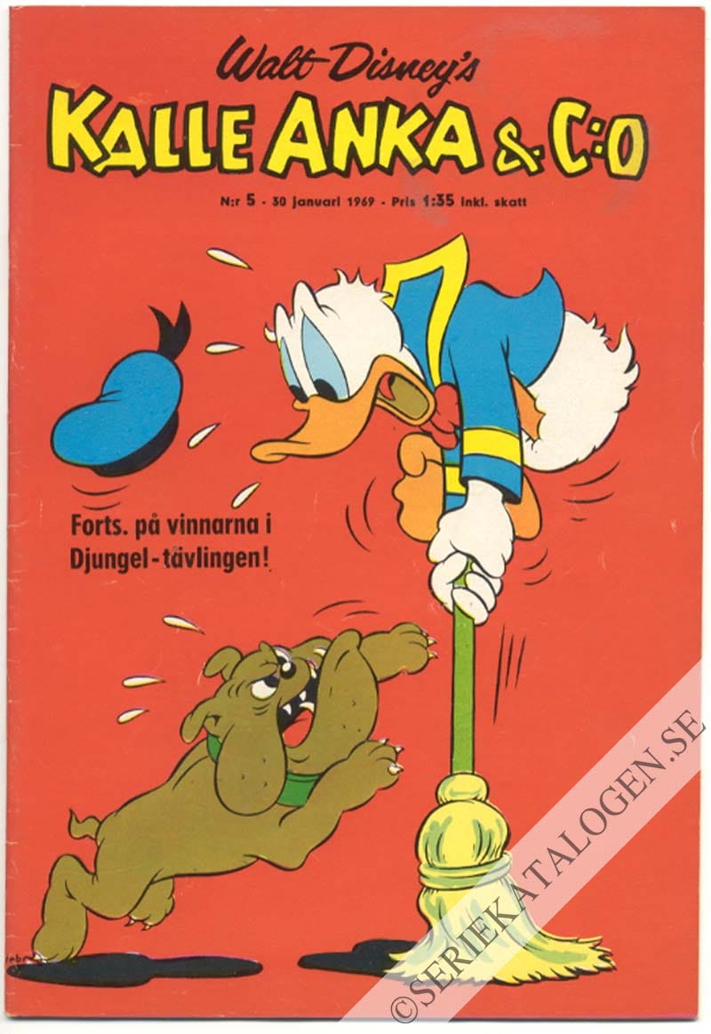 Framsida på Kalle Anka & C:o #5 (1969)