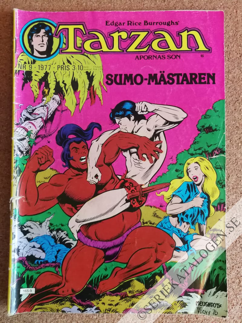 Framsida på Tarzan #9 (1977)