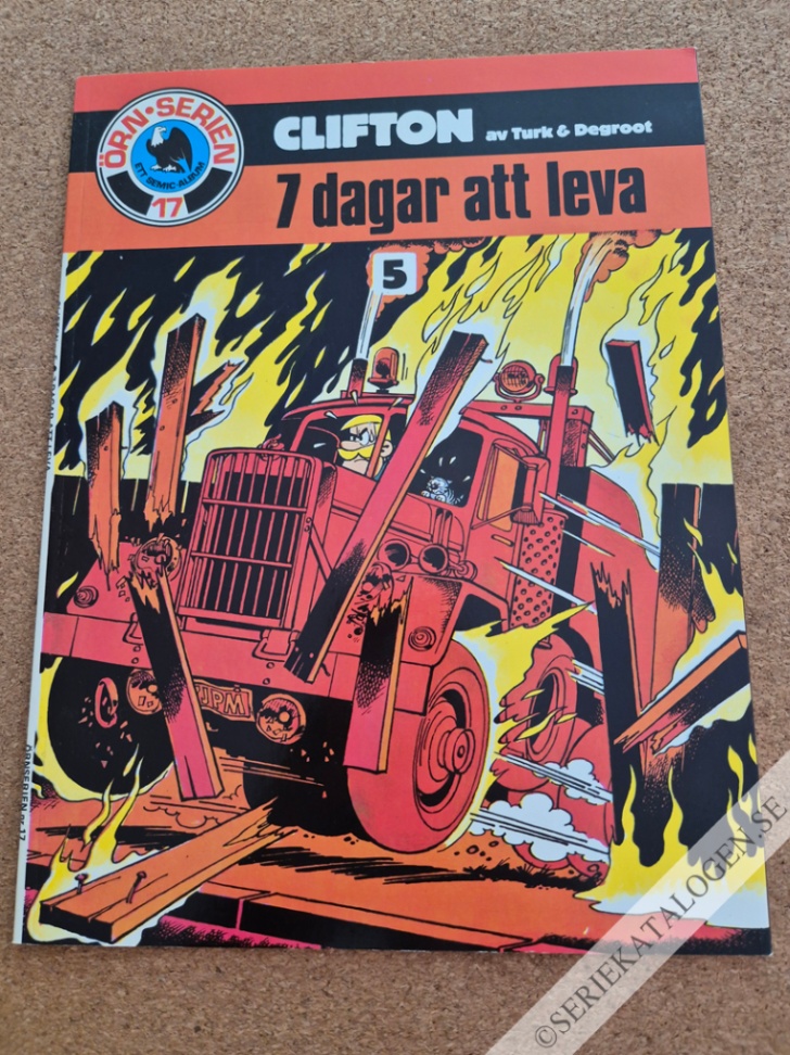 Framsida på Clifton 7 dagar att leva (1983)